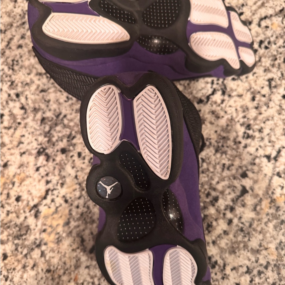 Black and Purple Sneakers - Picture 5 of 7